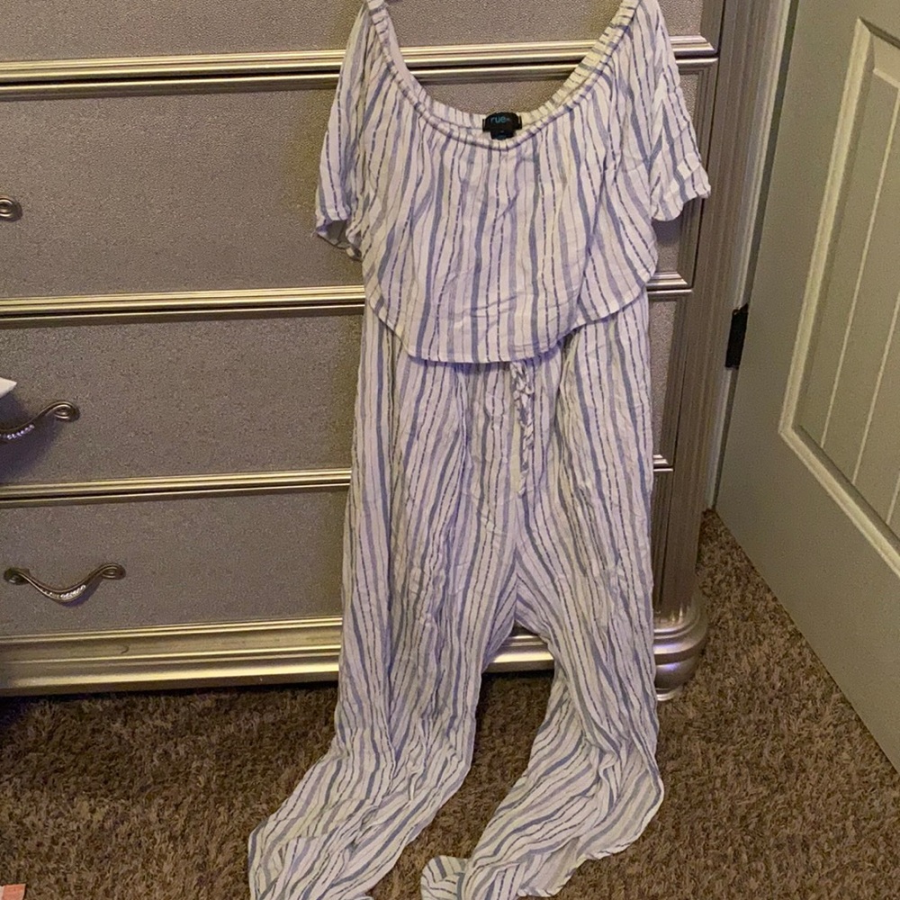 Striped romper